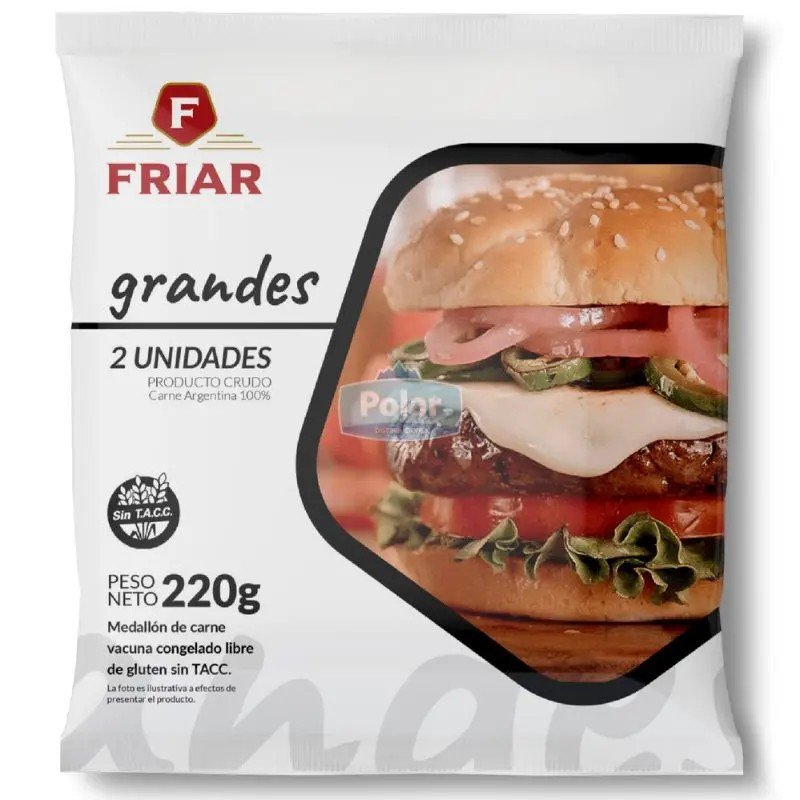 Medallón Friar 110 gr x 2 un