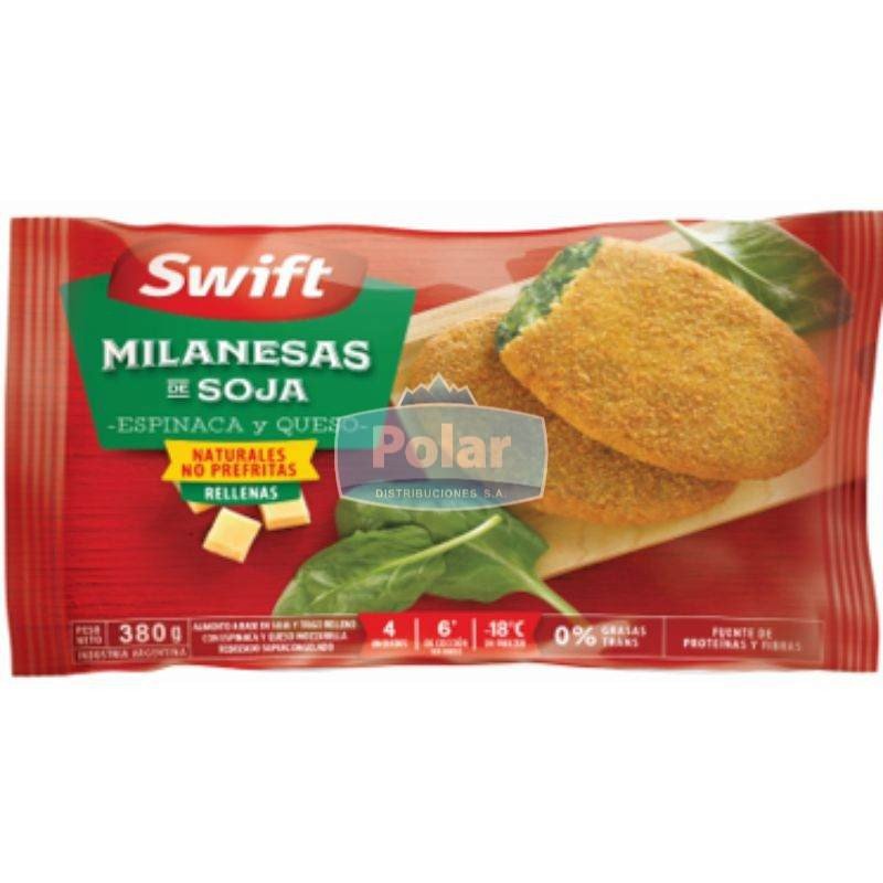 Milanesa Soja Esp Y Queso 20 x 4 Un