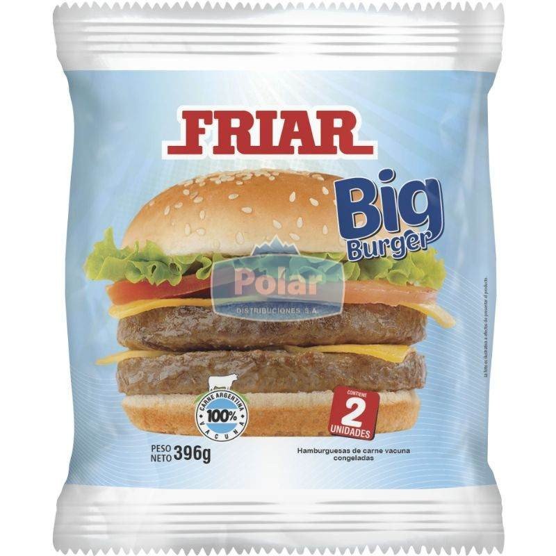 Super Hamburguesa Friar 198 gr x 2 un